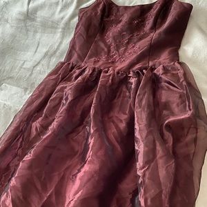 Womens burgundy formal